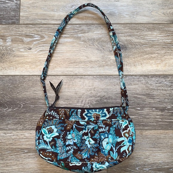 Vera Bradley Brown and Blue Purse retired - Picture 5 of 7